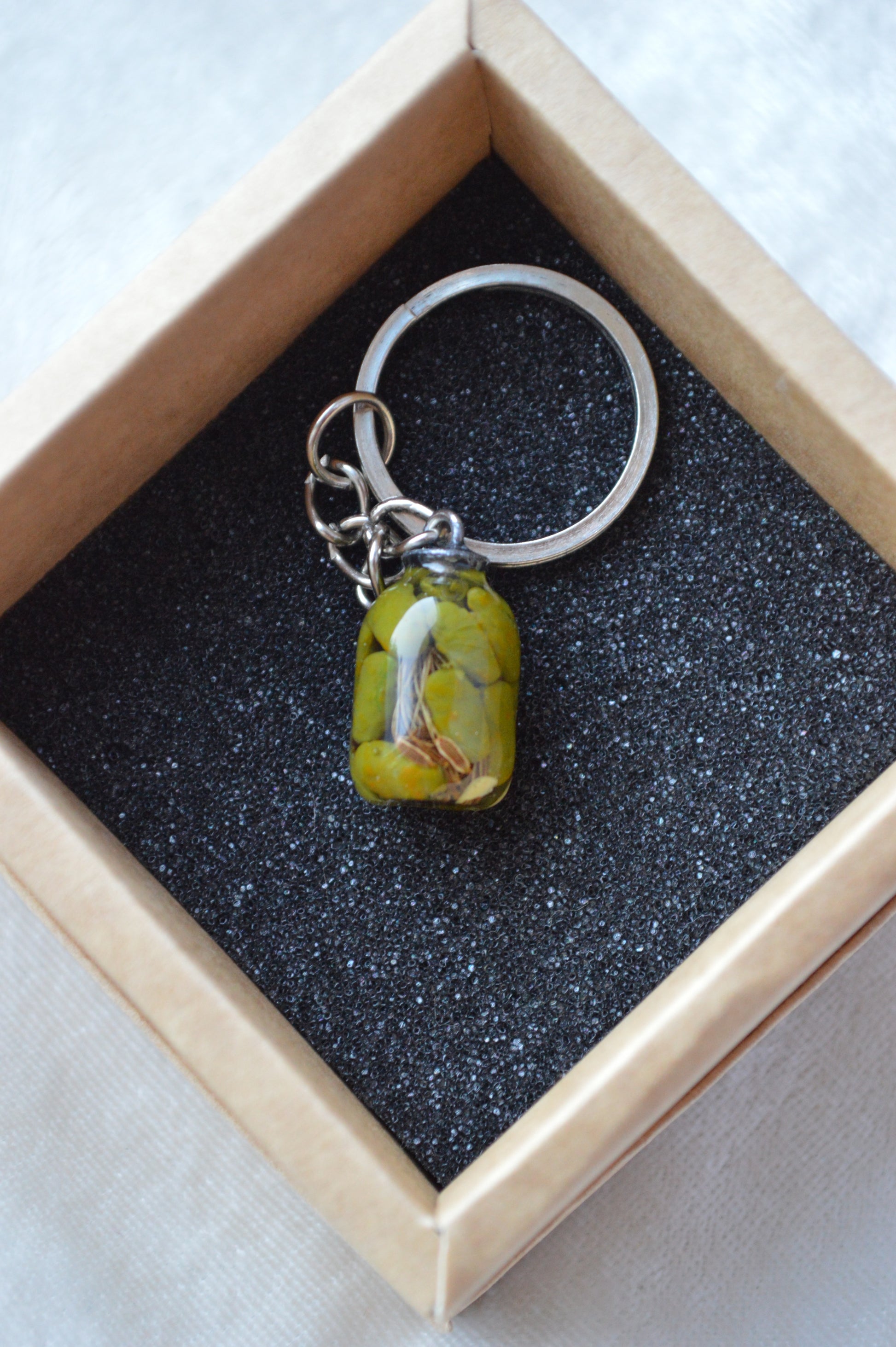 Keychain "Jar of Preserves"