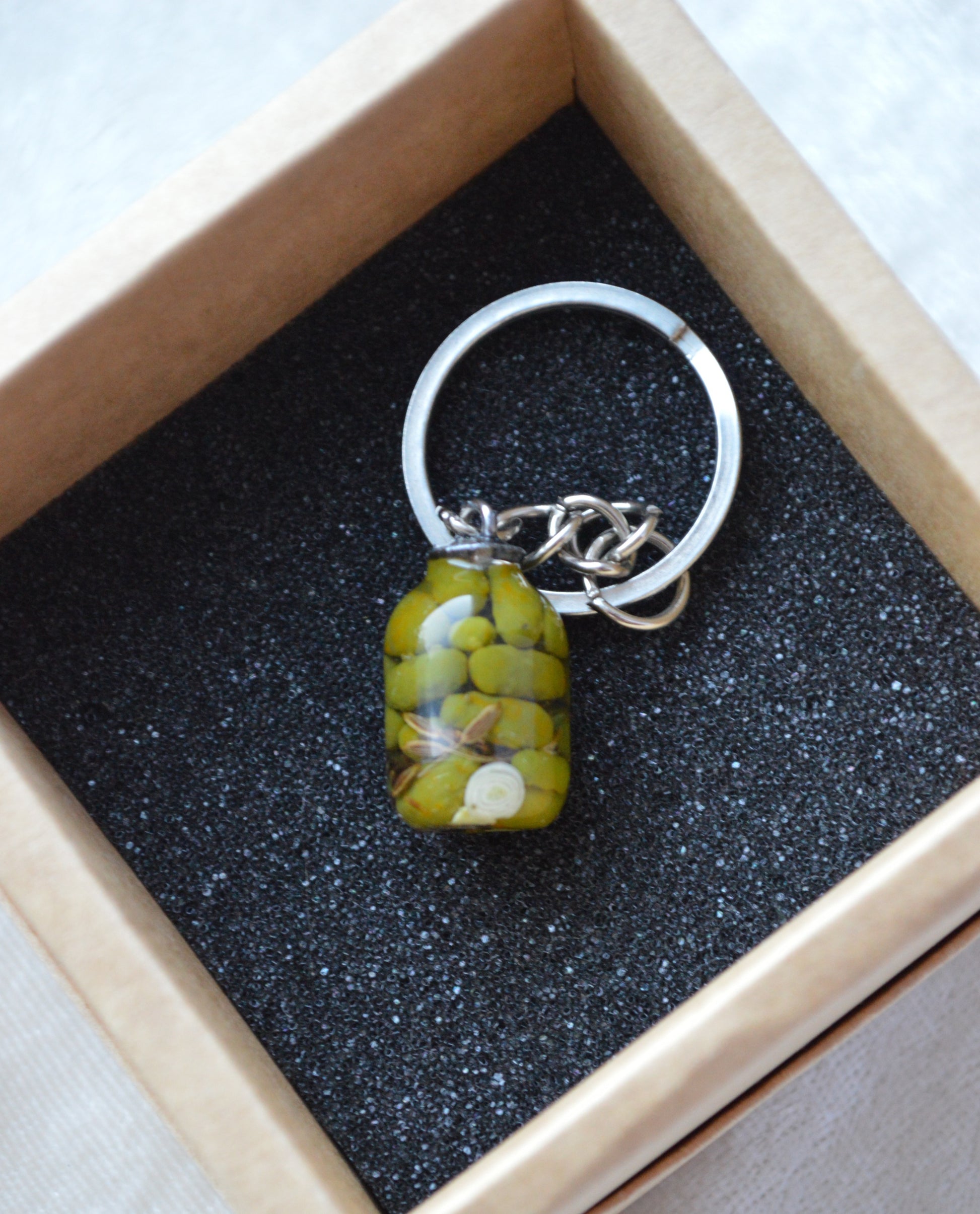 Keychain "Jar of Preserves"