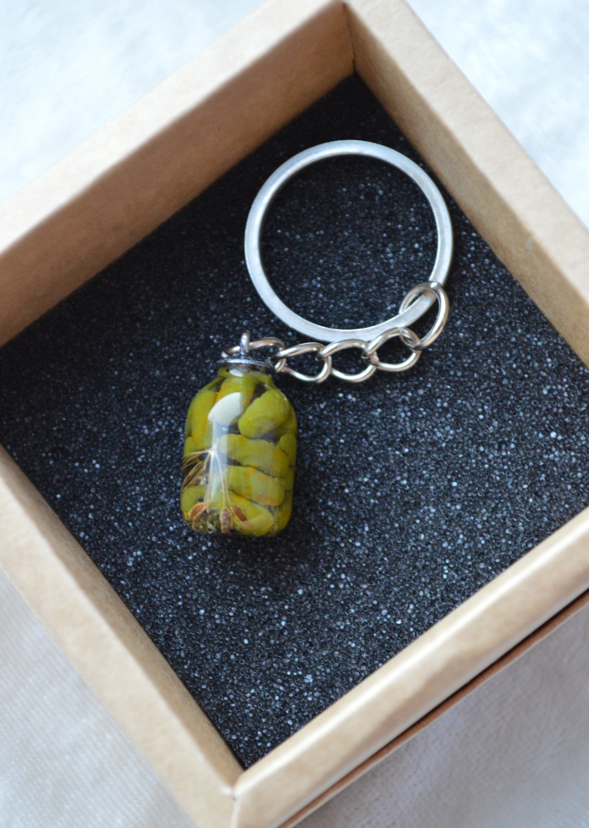 Keychain "Jar of Preserves"