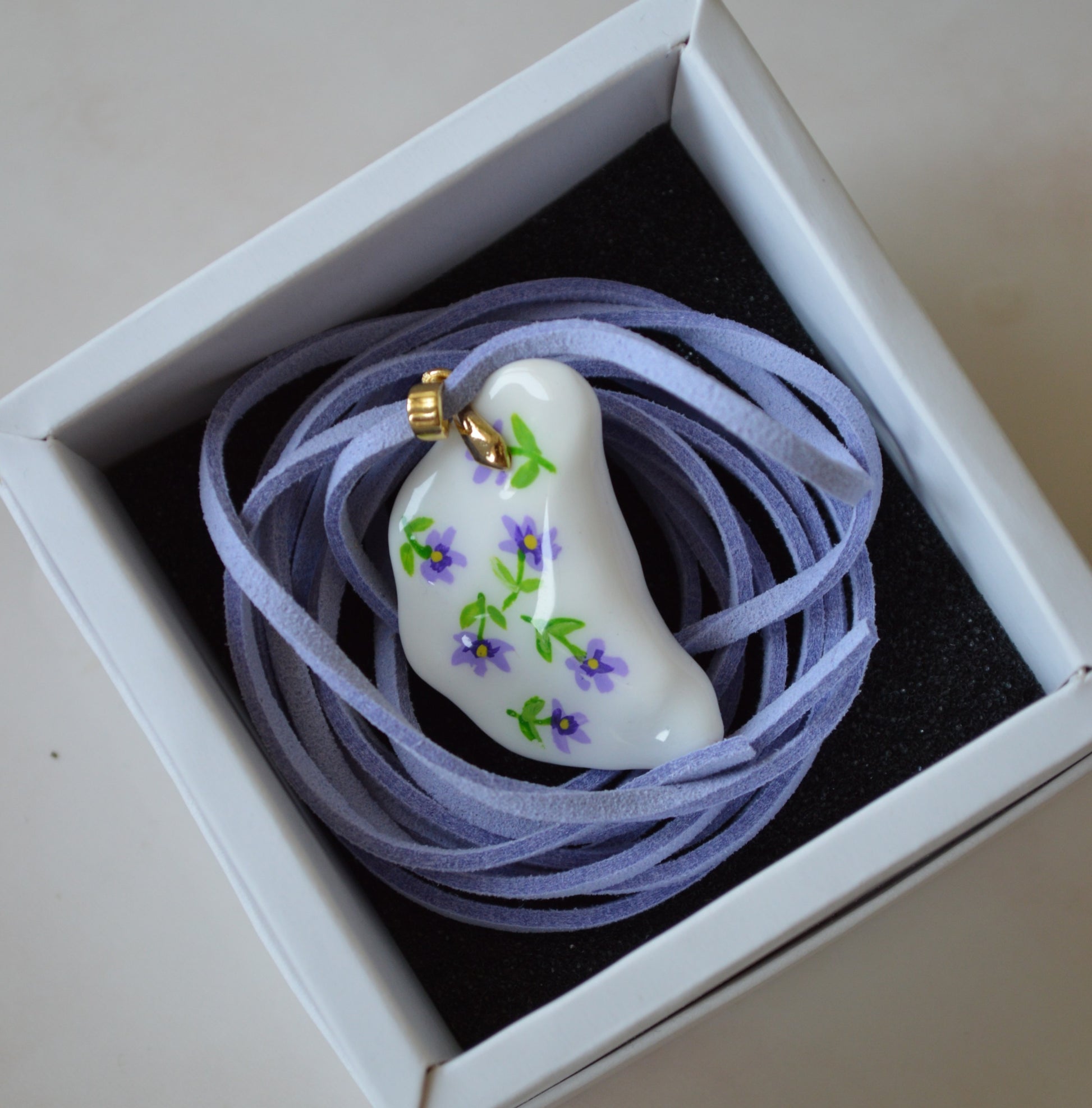 Pendant "Varenyk with Floral Painting"