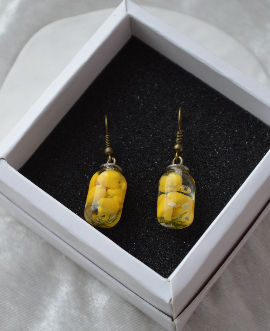 Сережки Баночки консервації - Яскраві прикраси ручної роботи з овочами. Полімерна глина, позолота. Серьги баночки овощи. Купити яскравий подарунок дівчині або дружині.