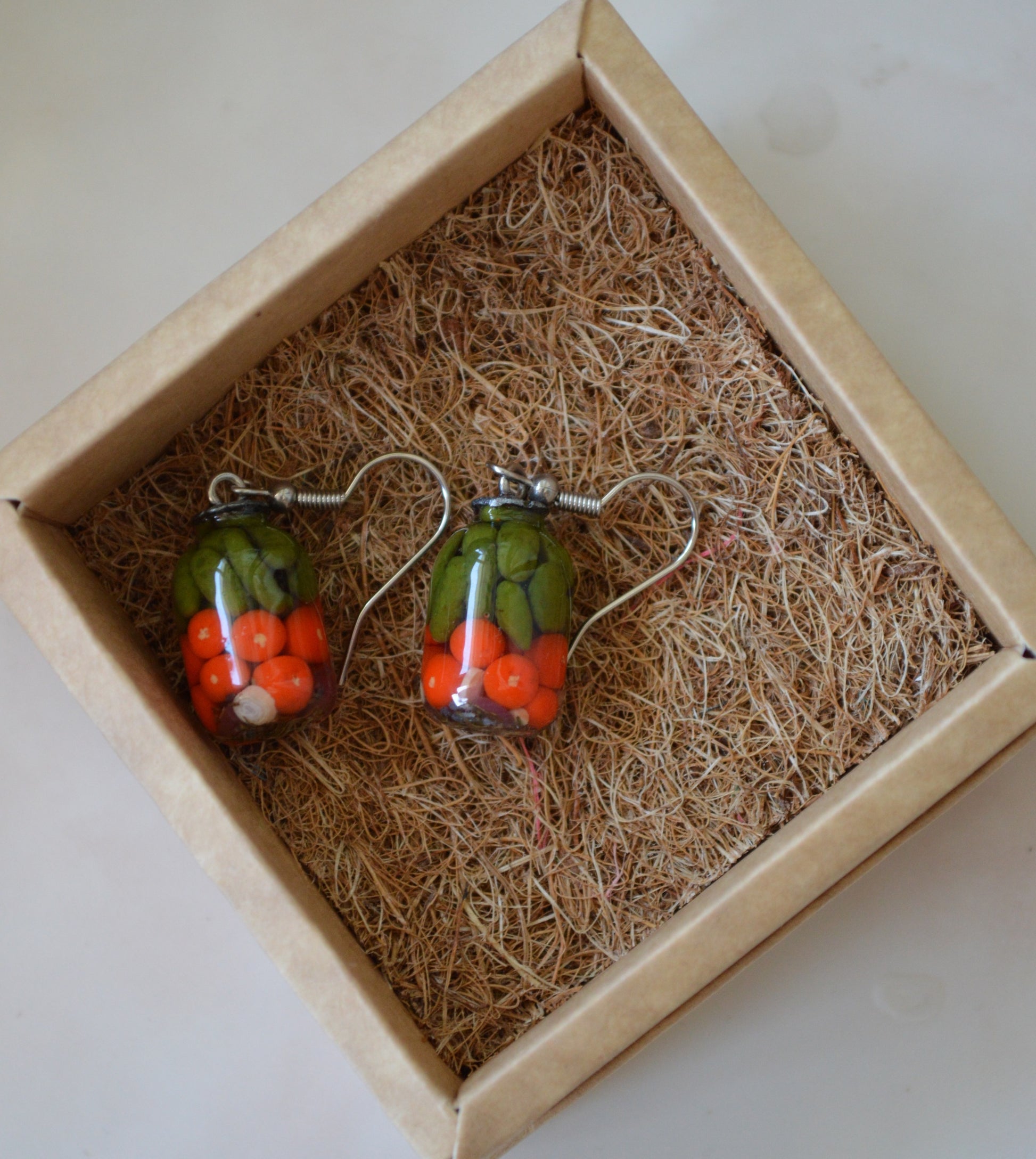Earrings "Canning Jars"