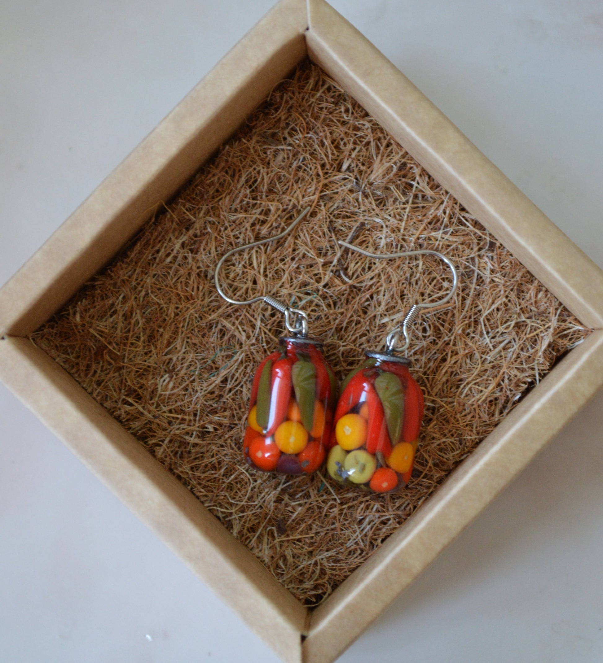 Earrings "Canning Jars"