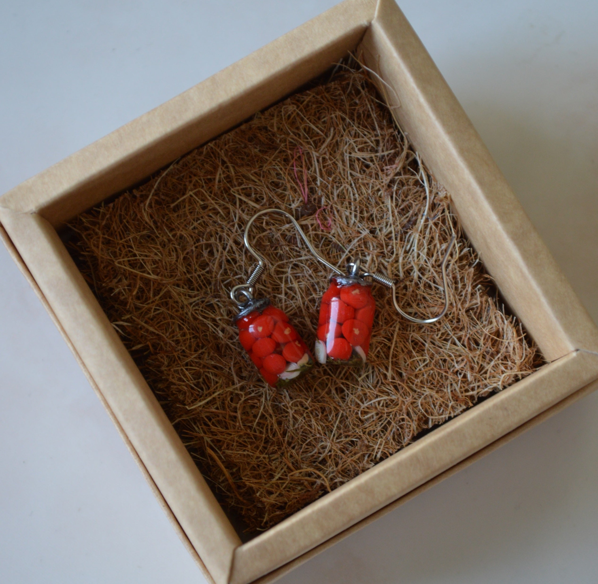 Earrings "Canning Jars"